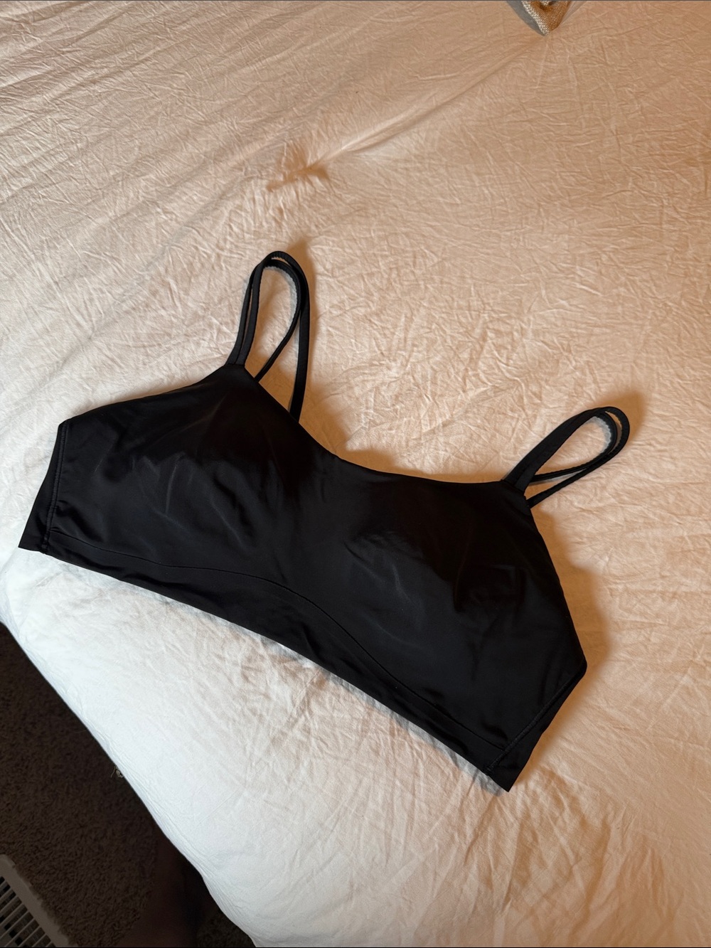 lululemon athletica Black Double-Strap Seamless Bralette